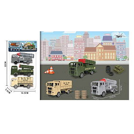 Військовий набір арт. YM-E26 (336шт/2)   3трейлери набор, пакет 22*3,5*14,5см - 1 - smarttoys.com.ua