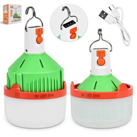 Ліхтарик-лампа LED підвісний акумуляторний 25W 1200mA*2 R93704 - 1 - smarttoys.com.ua