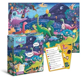 Пазл. Шукай та знаходь Країна динозаврів, 100 елементів - 1 - smarttoys.com.ua