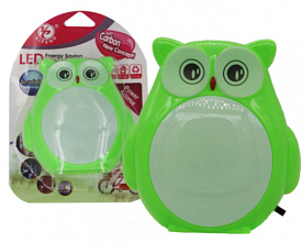 Нічник №Н100-3 пл. Філін 3кол з вкл. (240)  - 1 - smarttoys.com.ua