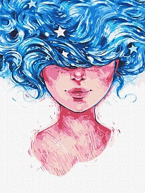 Набір для розпису по номерах. "Зоряна уява" 30х40см - 1 - smarttoys.com.ua