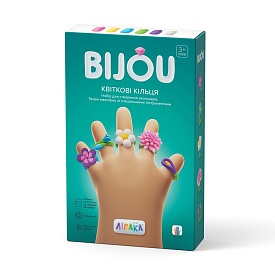 Набір пластиліну, що самостійно твердіє, ЛІПАКА – БІЖУТЕРІЯ: КВІТКОВІ КІЛЬЦЯ - 1 - smarttoys.com.ua