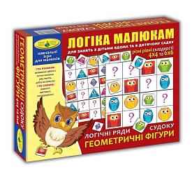 Гра "Логічні ряди. Геометричні фігури. Судоку" кор. - 1 - smarttoys.com.ua
