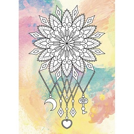 Набір для розпису на полотні. Дзен малювання. З`єднання долі (палітра яшма) 18*25 - 1 - smarttoys.com.ua