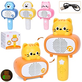 Мікрофон C575-09-10-11-12-B 2в1(колонка),акум.,USB,Bluetooth,2 види по 2кольори,бат.,муз.(англ),кор. - 1 - smarttoys.com.ua