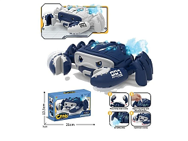 Музичний краб 3381 (72/2) 2 види, підсвічування, музика, парогенератор, їздить, рухливі клешні, в коробці - 1 - smarttoys.com.ua