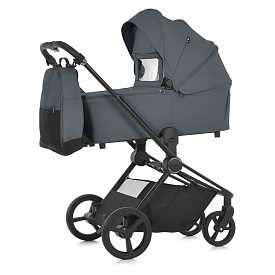 Візок універсальний 2в1 ME 1091-1 PERSONA Rock Gray люлька+прогул.блок,рюкзак,дощ.,моск.сітка,сірий - 1 - smarttoys.com.ua