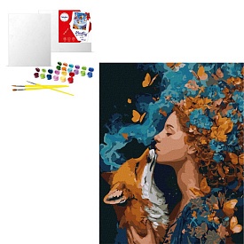 KHO "Помаранчевий дух осені з фарбами металік extra" 40х50см - 1 - smarttoys.com.ua