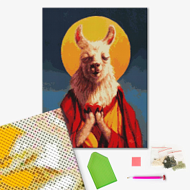 Алмазна мозаїка: Далай-Лама ©Lucia Heffernan 40х50 - 1 - smarttoys.com.ua