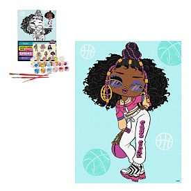 Набір для розпису по номерах для дітей "L.O.L. Surprise! Tweens Hoops Cutie" 30х40см - 1 - smarttoys.com.ua