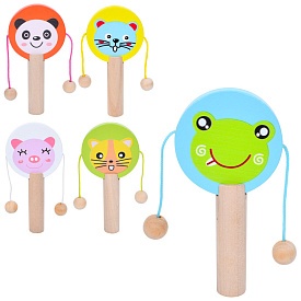 Дерев'яна іграшка Бубонець MD 0804 5 видів, кул., 8-13-1,5 см. - 1 - smarttoys.com.ua