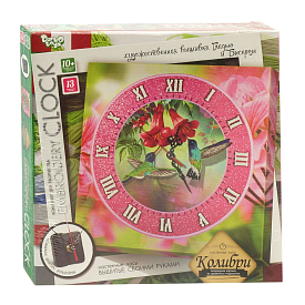 Годинник з вишивкою гладдю "Embroidery clock" (10) "Danko Toys" - 1 - smarttoys.com.ua
