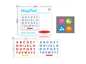 Дошка навчальна магнітна літери - 1 - smarttoys.com.ua