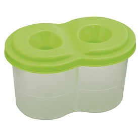 /Стакан -непроливайка подвійний, салатовий - 1 - smarttoys.com.ua