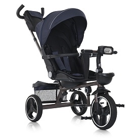 Велосипед MT 1003-9 кол.PU(12/10),оберт.сид.,швидкоз'єм.кол.,гальма,склад.кермо,USB/BT,темно-синій. - 1 - smarttoys.com.ua