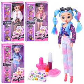 Лялька GL999A шарнірна, аксесуари, косметика, мікс видів, кор., 15-27-4,5 см. - 1 - smarttoys.com.ua