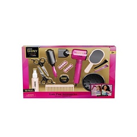 Набір аксесуарів 626021 набір перукаря,фен-повітря,гребінець,ножиці,флакон,шпильки,дзеркало,бігуді, - 1 - smarttoys.com.ua