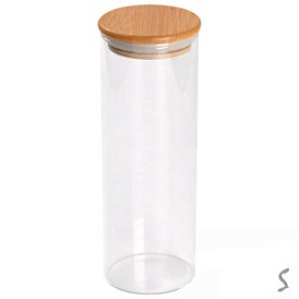Банка з бамбуковою кришкою700мл 7*19см, R92816 - 1 - smarttoys.com.ua