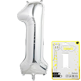 Кулька фольгована 460501 101см - 1 - smarttoys.com.ua