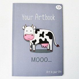 Блокнот TM Profiplan "Artbook cow", A6 - 1 - smarttoys.com.ua