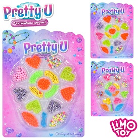 Бісер M 5682 UA намистини, нитки, мікс видів, лист, 38-28,5-2 см. - 1 - smarttoys.com.ua