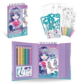 Набір для творчості NEBULOUS STARS – СКЕТЧБУК ДИЗАЙНЕРА: АЙСЕДОРА, ВІЗЬМИ В ДОРОГУ - 1 - smarttoys.com.ua