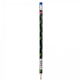 Олівець 1 Вересня ч/гр трикутн. з ласт. в пл. тубі "Space", 36шт/уп ЦІНА ЗА 1 ОЛІВЕЦЬ - 1 - smarttoys.com.ua