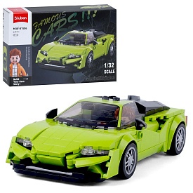 Конструктор SLUBAN M38-B1506 авто серія, машина, 1:32, фігурка, 234 дет., кор., 30-19-7 см. - 1 - smarttoys.com.ua