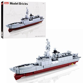 Конструктор SLUBAN M38-B0702 "Model Bricks": Військовий корабель, 1:450, 459 дет. - 1 - smarttoys.com.ua