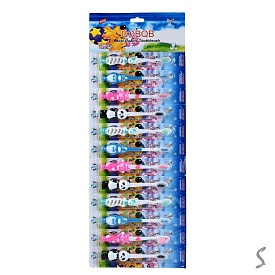 Зубна щітка дитяча м'яка 12шт/уп 14см R101005 - 1 - smarttoys.com.ua