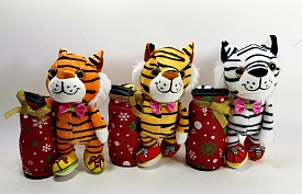 Скарбничка м'яка "Тигр" 20cm*14cm*9cm  - 1 - smarttoys.com.ua
