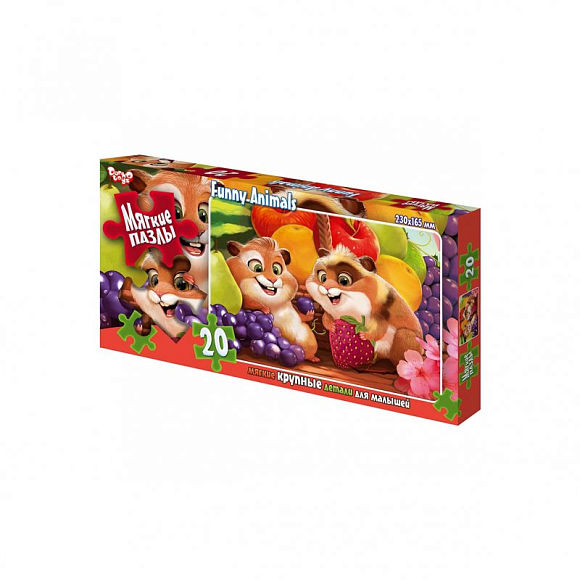 Пазли 20 ел. м'які S20-09-01 02 03...16 (16) ВИДАЄТЬСЯ ТІЛЬКИ МІКС ВИДІВ, "Danko Toys" - 12 - smarttoys.com.ua