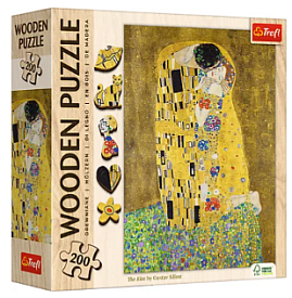 02472 Trefl Пазли "200 Wooden" Поцілунок - 1 - smarttoys.com.ua