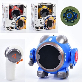 Робот AT008 радіокер., їздить, танцює, сенсор, 3 кольори, муз., світло, бат., кор., 19,5-22,5-13 см. - 1 - smarttoys.com.ua