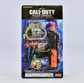 Поліцейський набір 502-32 (240/2) пістолет, наручники, у слюді - 1 - smarttoys.com.ua