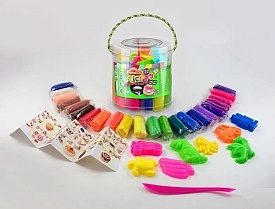 Набір креативної творчості "Тісто для ліпки "Master Do" туба 22 кольори укр (8) - 1 - smarttoys.com.ua