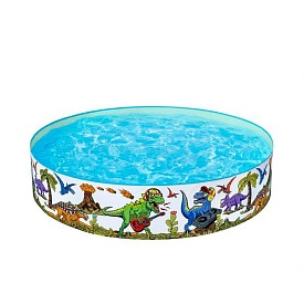Басейн BW 55022 динозаврики, дитячий, наливний, ремкомплет, кор., 183-38 см. - 1 - smarttoys.com.ua