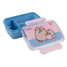 Контeйнер Yes "Pusheen" 420 мл, блакитно-рожевий - 1 - smarttoys.com.ua