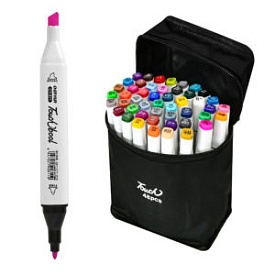 Маркери двосторонні білий корпус 48кол WW00894 - 1 - smarttoys.com.ua