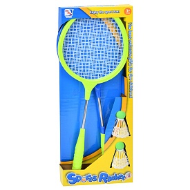 Ракетка MR 1126 дитяча 2 шт., бадмінтон, воланчик 2 шт., кор., 22,5-59,5-3,5 см. - 1 - smarttoys.com.ua