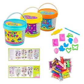 Набір для творчості Містер тісто 25 штук у відрі Strateg українською мовою (41004) - 1 - smarttoys.com.ua