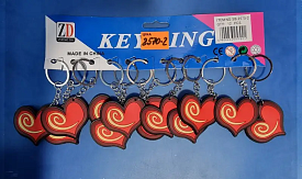 2570-2 брелок серце гумове *100*12 - 1 - smarttoys.com.ua