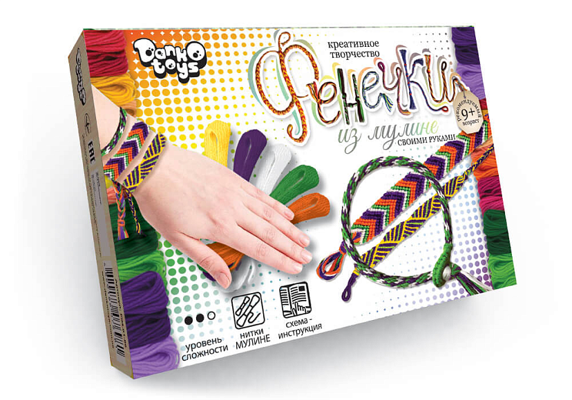 Фенічки з муліне FIM-01-01,02,03,04...0 (32) "Danko Toys", 8 видів - 6 - smarttoys.com.ua