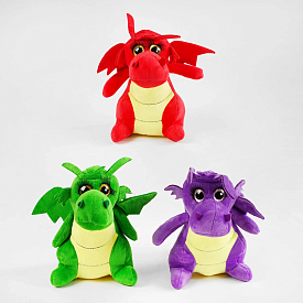 М`яка іграшка С 61280 (240) 3 кольори, “Дракончик”, розмір 12х24 см, ВИДАЄТЬСЯ МІКС - 1 - smarttoys.com.ua