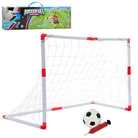 Футбольні ворота MR 0862 97-64-35 см., м'яч, насос, кор., 57-17-5 см. - 1 - smarttoys.com.ua