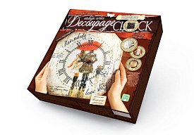Комплект креативної творчості "Decoupage Clock"  DKС-01-06 - 1 - smarttoys.com.ua