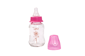 PK 0980  Пляшка для годування скляна 125 мл - 2 - smarttoys.com.ua