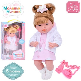 Лялька M 5886 I UA 5 пісень, соска, 2 види, муз. (укр.), кор., 23,5-37-10,5 см. - 1 - smarttoys.com.ua