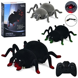 Тварина Q13 дист.кер.(ІЧ),павук,їздить по стіні,акум.,USB,3 кольори,муз.,світло,кор.,16,5-23, - 1 - smarttoys.com.ua