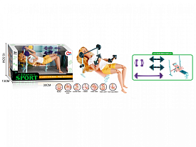 Лялька йогиня з набором для тренування , розмір 29 см - 1 - smarttoys.com.ua